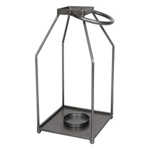 Linterna de vela de hierro para exteriores con diseño resistente a la intemperie y encanto rústico hecho a mano para balcones, jardines y patios - Product Image 6