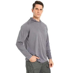 Offre Spéciale fibre de bambou vêtements léger à manches longues Performance pêche chemise à capuche personnalisé à capuche chemise en bambou pour hommes - Product Image 3