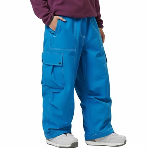 Traje de Esquí para Hombre, Pantalones de Esquí Nuevos de Invierno, Cintura Holgada, Protección Impermeable, Pantalones de Snowboard Profesionales Cálidos - Product Image 2