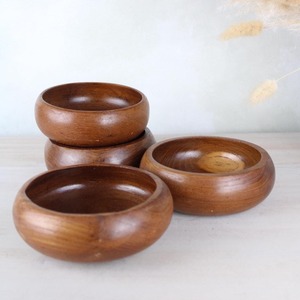Bol en bois pour servir les aliments, bols à salade en bois naturel les moins chers pour les restaurants, buffets, fêtes, traiteurs - Product Image 4