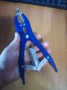 Alicates de castración de elastator veterinario de alta calidad, herramienta de castración de animales, agarre de diseño de aluminio de acero inoxidable - Product Image 5