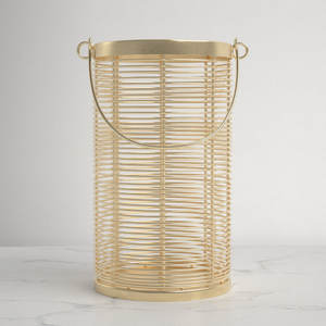 <b>Top</b> Trending 2025 Gold Plated Iron Candle Holder Luxury Hotels Tabletop Decoration Wholesale Price for Christmas Hotel Room - Product Image 3