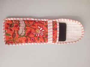 Pochette de sac à main pliable écologique matelassée pour téléphone portable, style tendance, fermeture à rabat, trousse de maquillage - Product Image 6