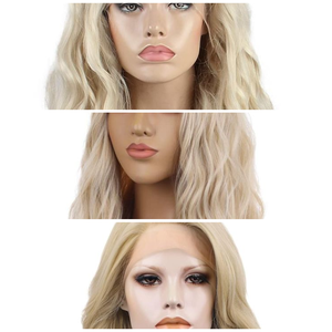 Peluca de Cabello Indio Rubio 613, Sin Remy, Doble Trama, con Frente de Encaje, Encaje de Seda, Calidad Premium, Acabado Suave y Natural - Product Image 4