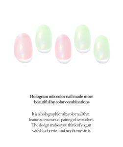 HOLOGRAM CANDY InstaWrap - No-Lamp Gel <b>Nail</b> <b>Stickers</b>, Peel & Stick, Instant Salon Look (32PCS) - Product Image 2