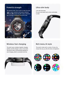 Herren Sk40 Smartwatch mit Bluetooth-Anruffunktion, 1,53 Zoll AMOLED-Display, IP67 wasserdicht, Herzfrequenzmessung, Outdoor-Sportuhr mit 3 Armbändern - Product Image 4