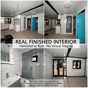 <span class=keywords><strong>Mini</strong></span>-maisonnette modulaire pliable et transportable en conteneur avec panneaux solaires - Maison préfabriquée - Product Image 2