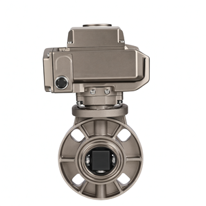 Válvula de Mariposa de Plástico PVC con Actuador Rotatorio Eléctrico de 24V CC, Doble Brida, Asiento de Goma EPDM de 8 Pulgadas (DN200), Pedido Urgente COVNA - Product Image 2