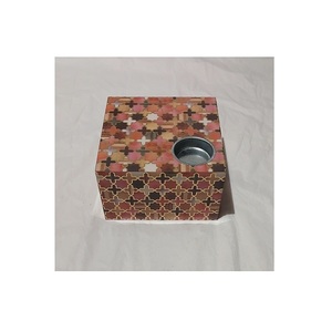 Mabkhar de madera de diseño atractivo con caja y bandeja, quemador Dukhoon de tamaño personalizado Mabkhara para accesorios de boda - Product Image 6