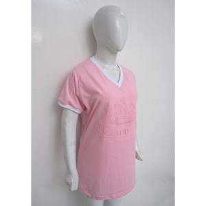 Mejor calidad diseño personalizado más popular transpirable ropa al por mayor casual nuevo estilo ligero camiseta de mujer - Product Image 4