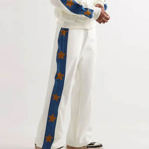 Pantalons de jogging larges en mohair sur mesure, taille haute, streetwear, OEM, pantalons de jogging amples avec fermeture élastique à la taille - Product Image 5