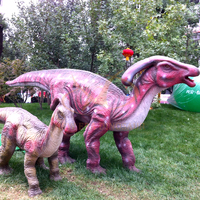 Modèle de dinosaure Animatronic électrique réaliste pour enfants parc à thème Dino en métal d'intérieur pour parc d'aventure de centre commercial
