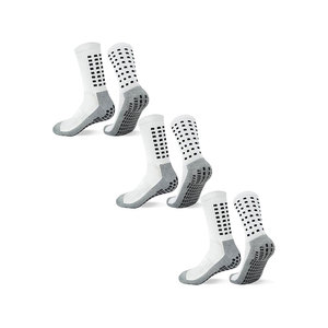 Giá tốt nhất lưới thoáng khí chống trượt Yoga Grips Đồng bằng màu đen chống trượt vớ cho nam giới logo trên dưới thanh niên mùa xuân - Product Image 3