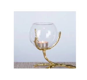 New Arrival Modern Aluminium <b>Candle</b> Holder <b>Set</b> of 2 Handmade <b>Candle</b> Holder For Wedding Party Centerpiece Decor - Product Image 6