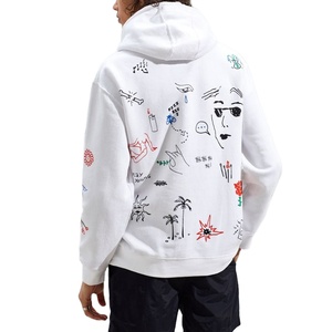 Automne et hiver nouvelle mode pour hommes couleur grande taille pull surdimensionné à capuche - Product Image 2