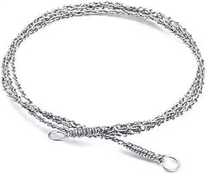 Scie à fil Gigli manuelle en acier inoxydable, instrument chirurgical orthopédique, tailles 30cm-70cm, Surgi Droit - Product Image 3