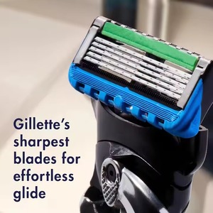 Gillette Fusion ProGlide-Maquinilla de afeitar eléctrica para mujer, 1 mango con 4 recambios de cuchillas, escudos contra la irritación de la piel - Product Image 2