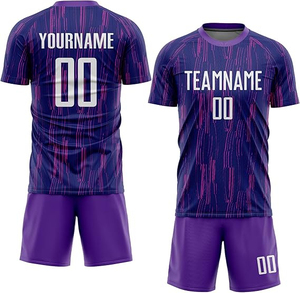 Uniformes de football personnalisés pour clubs Maillots et shorts de football de haute qualité pour l'entraînement et les matchs 2025 Nouvelle version de football - Product Image 3