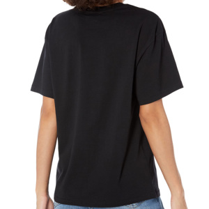เสื้อยืดคอกลมทรงเข้ารูปผ้าเจอร์ซีย์เนื้อฝ้ายสำหรับผู้หญิงใส่ออกกำลังกายฤดูร้อน รับผลิตตามแบบ OEM เสื้อยืดน้ำหนักเบาขายส่ง - Product Image 3