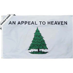 USA TOP FLAGSINC Appeal Heaven <b>Flag</b> 3x5 Feet Double-Sided Pine Tree Design 2 Brass Grommets Heavy-Duty 3-Ply Polyester Made USA - Product Image 5