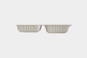 Boîte à lunch en bagasse avec logo personnalisé, emballage alimentaire jetable respectueux de l'environnement pour la marque et les commandes en gros - Product Image 6