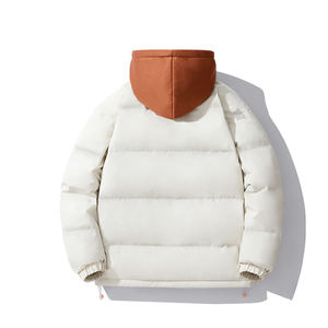 เสื้อแจ็คเก็ตพัฟเฟอร์ผู้ชายแบบใหม่สำหรับฤดูหนาว สวมใส่สบาย กลับด้านได้ กันน้ำ กันลม มีฮู้ด ดีไซน์แบบฟองอากาศ บุด้วยใยฝ้าย - Product Image 2