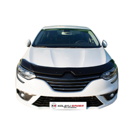 Protection de capot avant en ABS, déflecteur de vent, installation facile pour Renault Megane IV 2016+, ajustement OEM, style sport, anti-insectes