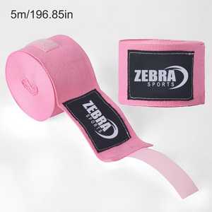 Vendas de Boxeo de Algodón Personalizadas de 5 Metros - Protección de Muñeca Transpirable y Ecológica para Entrenamiento de MMA y Boxeo Tailandés - Product Image 5