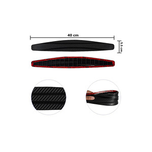 Car <b>Bumper</b> Protection Strip 2 Pcs White Flexible Anti Scratch Impact Guard for Cars - Product Image 2