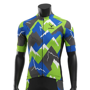 Fabricant en gros de maillots et shorts de cyclisme personnalisés pour hommes, ensemble uniforme, design personnalisé, vêtements de cyclisme pour hommes, uniforme - Product Image 6