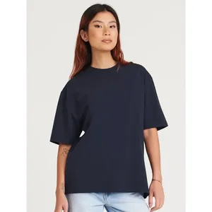 เสื้อยืดโอเวอร์ไซส์ผ้าฝ้ายรีไซเคิลที่ยั่งยืน สำหรับสินค้าส่งเสริมการขายที่มีแนวคิดเป็นมิตรกับสิ่งแวดล้อม - Product Image 1