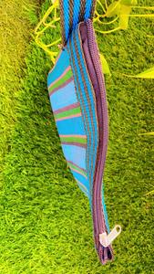 ถุงผ้าไนลอนสำหรับเดินทางชายหาดเป็นมิตรกับสิ่งแวดล้อมถุงเครื่องสำอางใช้ซ้ำได้มีซิปป้ายโลโก้พลาสติก - Product Image 2