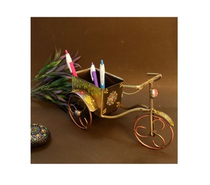 Support de stylo pour chariot à trois roues sur demande, avec plateau structuré pour le rangement des fournitures de bureau, pour la maison, le bureau et les zones d'étude, en gros - Product Image 4