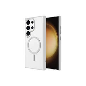 Coque en silicone chromé violet foncé Netzy Luxury compatible MagSafe pour Samsung Galaxy S24 Ultra, anti-traces de doigts - Product Image 4