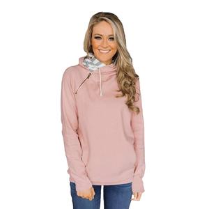Jersey personalizado de moda de algodón de alta calidad, sudadera en blanco, sudaderas con capucha para mujer, Sudadera con capucha personalizada para mujer - Product Image 2