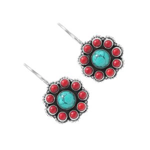 Boucles d'oreilles fines en argent sterling 925 fait à la main cadeau d'anniversaire de pierres précieuses naturelles pour ses bijoux multi-pierres précieuses or principal - Product Image 3