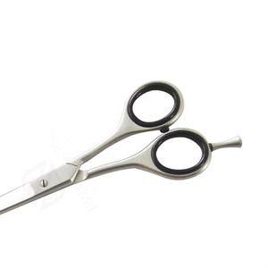 Ciseaux de toilettage pour chiens de beauté professionnels en acier inoxydable, finition satinée russe, lame en acier, manche en acier, pointe émoussée, haute qualité, vente en gros - Product Image 6