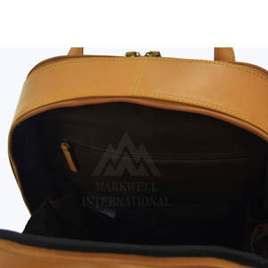 Mochila de Cuero con Múltiples Bolsillos y Logotipo Personalizado, Nueva Mochila Deportiva Escolar con Logotipo Elegante y Personalizado - Product Image 4