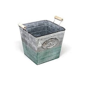 Pot de fleurs suspendu galvanisé décoratif de jardin moderne - Product Image 3