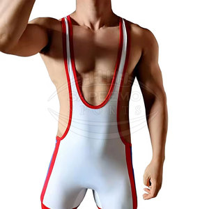 Singlet de Lucha de Alto Rendimiento, Tejido de Malla Transpirable, Ajuste Cómodo, Tirantes Personalizados, SAPEEMO SPORTS SS-WS-03 - Product Image 2