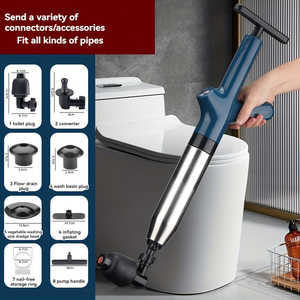 Desatascador de Inodoros de Acero Inoxidable de Alta Calidad, Último Modelo en Venta, Práctico y Conveniente para el Hogar - Product Image 4