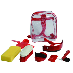 Venta al por mayor de fábrica logotipo personalizado 7 en 1 kit de herramientas para caballos cepillo para caballos kit de aseo para caballos - Product Image 6