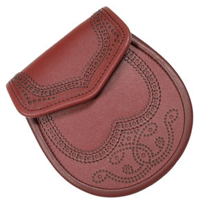 Fournisseur direct d'usine, sporran traditionnel léger en cuir, double gaufrage, pour instrument de musique traditionnel - Product Image 3