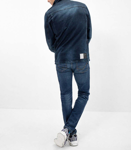 Chaqueta Vaquera de Invierno para Hombre, Fabricada Directamente en Fábrica a Bajo Precio, Algodón Orgánico, Corte Ajustado Informal, Transpirable, Resistente al Viento y Ecológica - Product Image 3