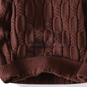 เสื้อสเวตเตอร์ผู้ชายฤดูหนาวคุณภาพสูง ปรับแต่งได้ ระบายอากาศได้ดี ทำจากขนสัตว์ 100% ทรงโอเวอร์ไซส์ สวมใส่สบาย ทนทาน - Product Image 5