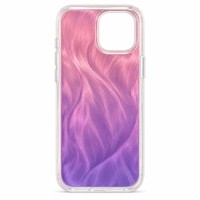 Coque de téléphone à effet dégradé peint à l'huile pour iPhone 17 16 Series, en PC, motif irisé, antichoc et anti-traces de doigts