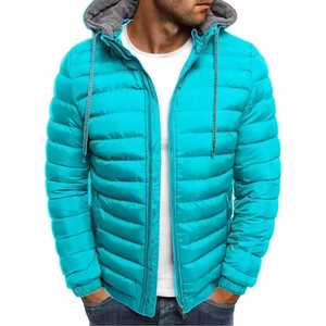 Parka d'hiver en Polyester pour homme, ample et thermique, pardessus Patchwork avec Logo personnalisé, offre spéciale, 2022 - Product Image 3