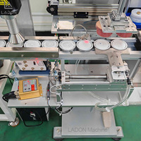 Pad Printer Plasma Full Automatische Vibrerende Disk Feeder Pad Printmachine Voor Ronde Parfum Glas Plastic Fles Cup Cap