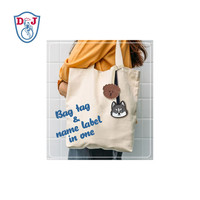 Nouveau Teddy Fleece Chenille avec Broderie Animaux Logo Personnalisé Mode Quotidien Brodé Chat Chien Sac Étiquettes