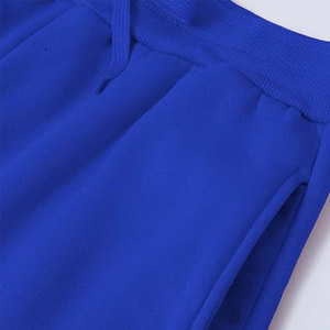 ชุดเซ็ตกางเกงขาสั้นมีฮู้ดสำหรับผู้ชายสีพื้นแบบกำหนดเองได้ - Product Image 6
